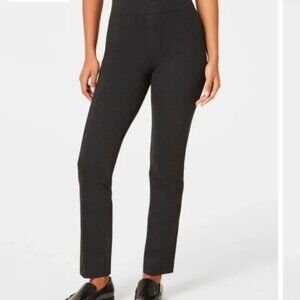 SPANX Women's Perfect Pant Charcoal Gray Heather Slim Straight Ponte Pants Small